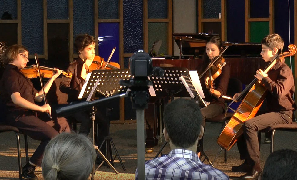 Yann at the JMC’s Young strings program